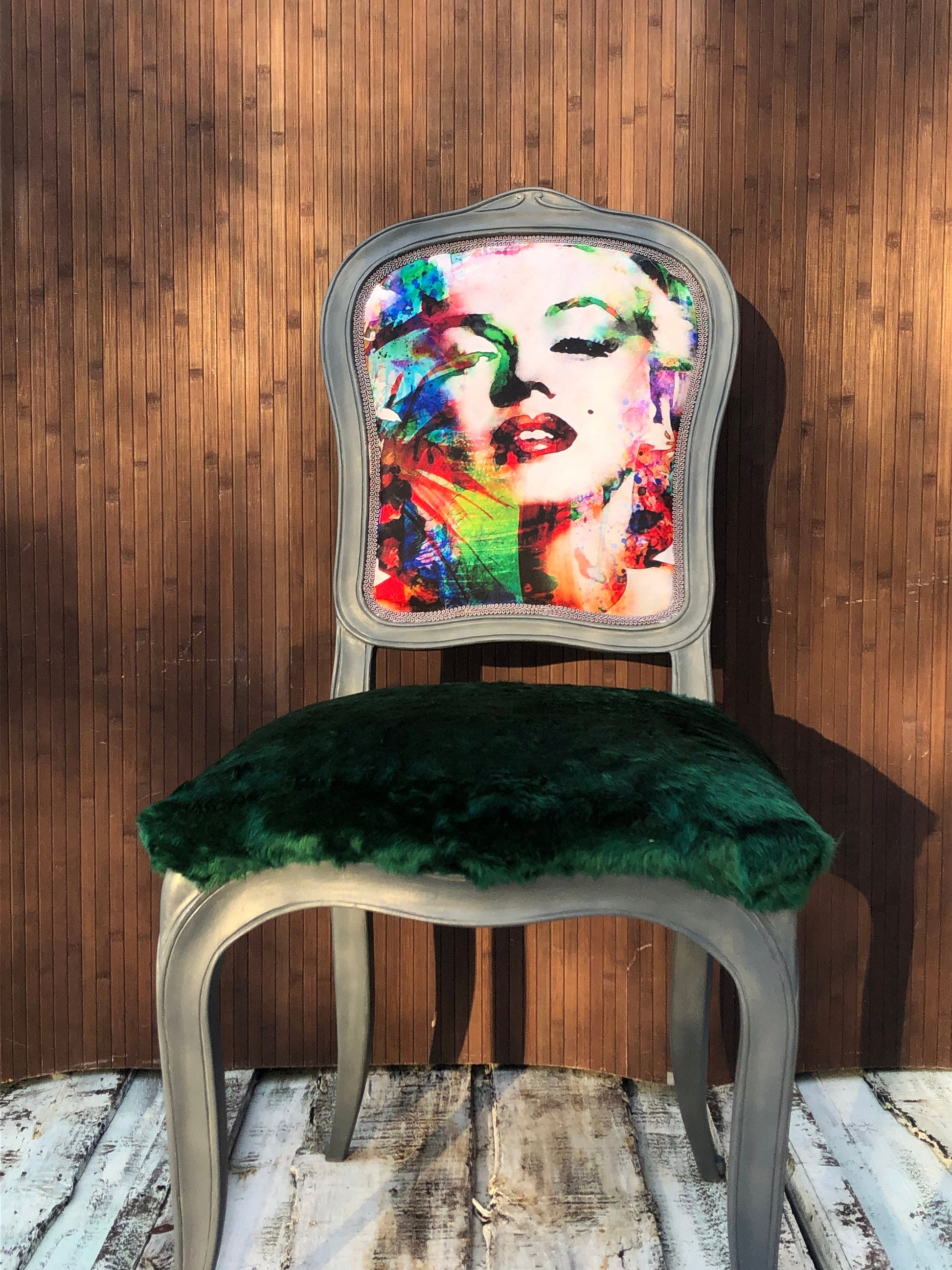 Marilyn Monroe Chair. French. Retro. Beautiful. Dining chair. Dressing chair.